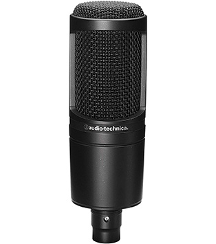 Audio Technica AT2020 Cardioid Condenser Studio XLR Microphone