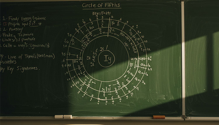 circle of fifths key signatures