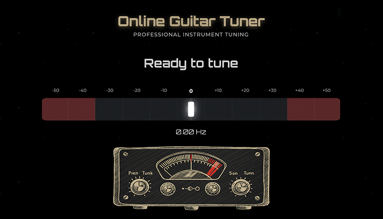 online guitar tuner